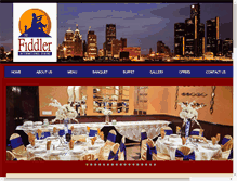 Tablet Screenshot of fiddlerrestaurant.com